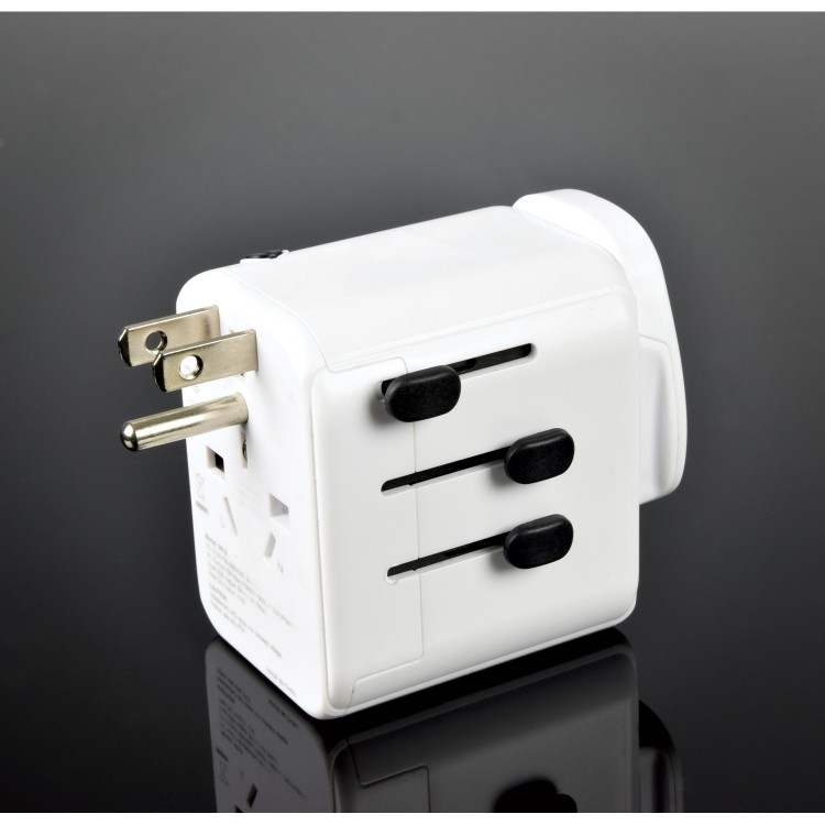 World Travel Adaptor with Dual USB Ports