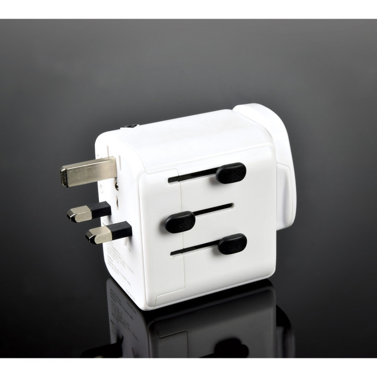 World Travel Adaptor with Dual USB Ports