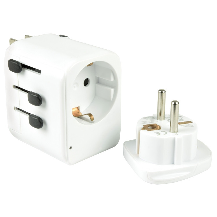 World Travel Adaptor with Dual USB Ports