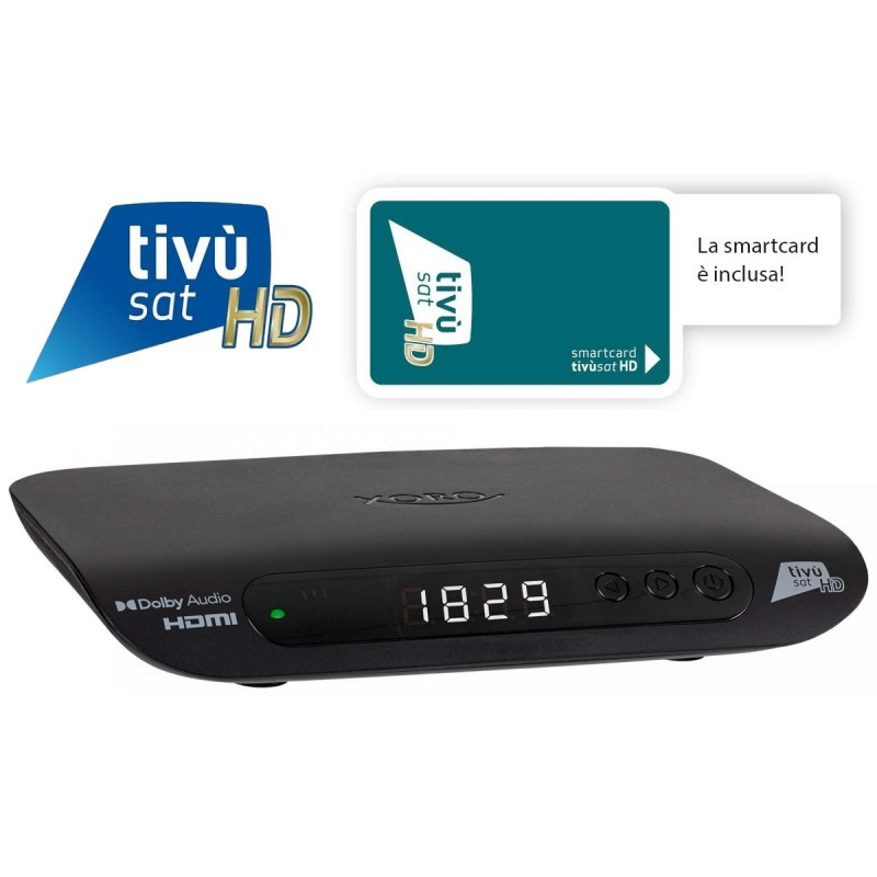 Tivusat Xoro HRS 8830 Classic Official HD Italian Receiver and Card