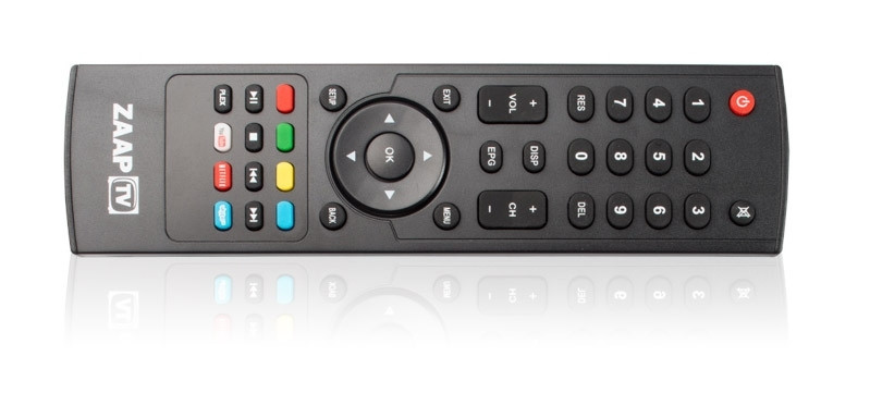 Zaap TV HD509N Spare Remote