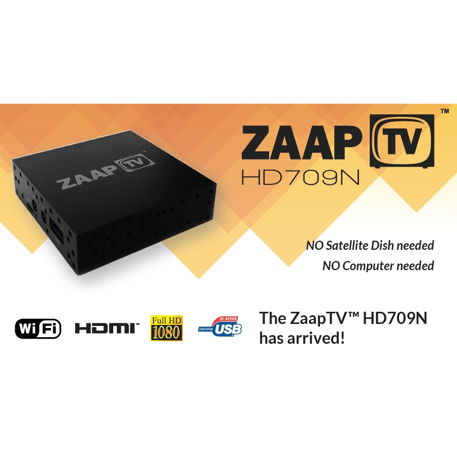 Zaap TV HD709N Arabic Set Top Box 2 Years