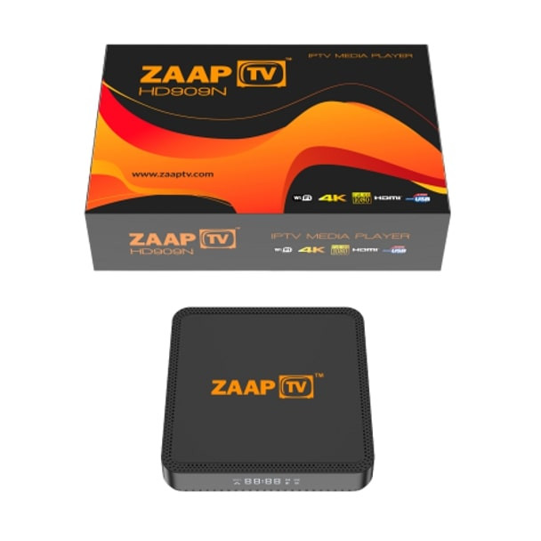 Zaap TV HD909N Greek Set Top Box 2 Years