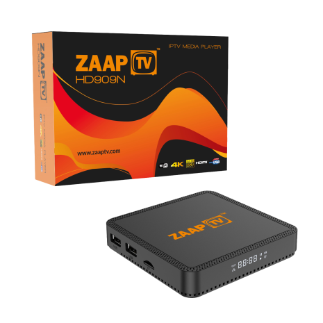 Zaap TV HD909N Arabic Set Top Box 2 Years